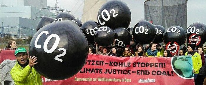Demonstration zur Weltklimakonferenz (COP 23) in Bonn