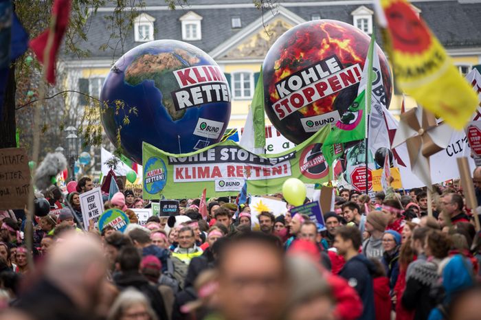 Klima-Demo in Bonn