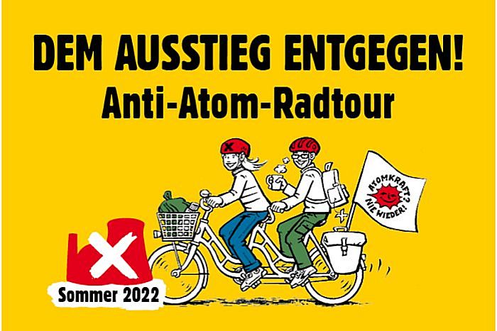 Dem Ausstieg entgegen! Anti-Atom-Radtour 2022