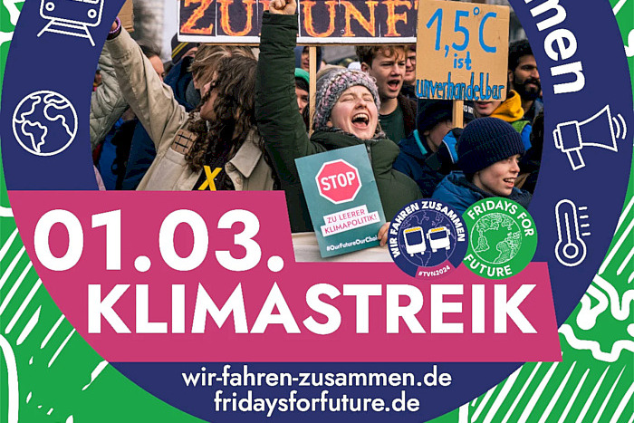 Bundesweiter Klimastreik am 01. März 2024