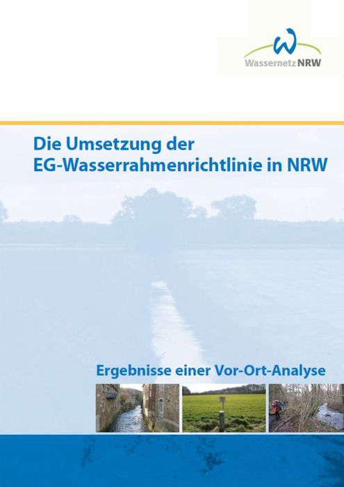 Broschüre: Die Umsetzung der EG-Wasserrahmenrichtlinie in NRW