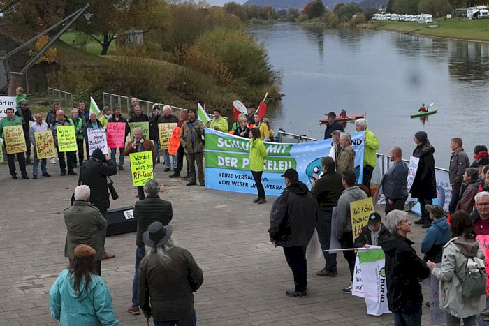 Protest "Schluss mit der Pökelei" in Holzminden
