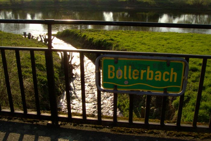Mündung des Bollerbaches in die Weser